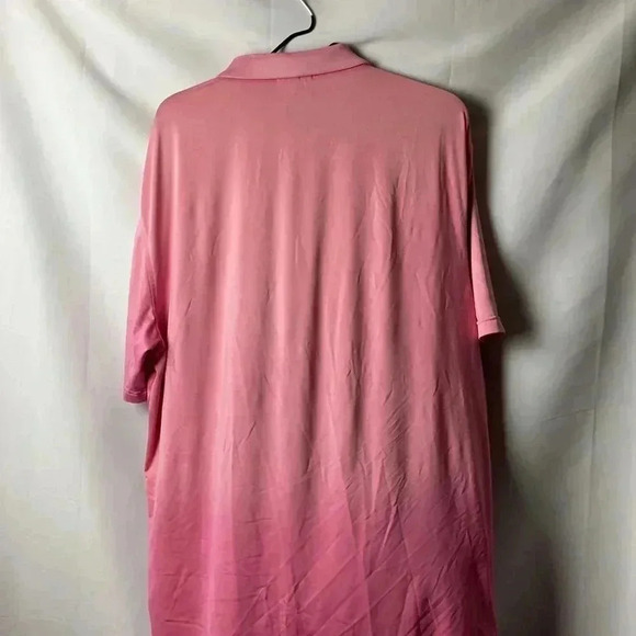 PETER MILLAR SUMMER COMFORT MENS SIZE XL PINK OMBRE COLOR POLO SHIRT EUC… - Picture 9 of 10